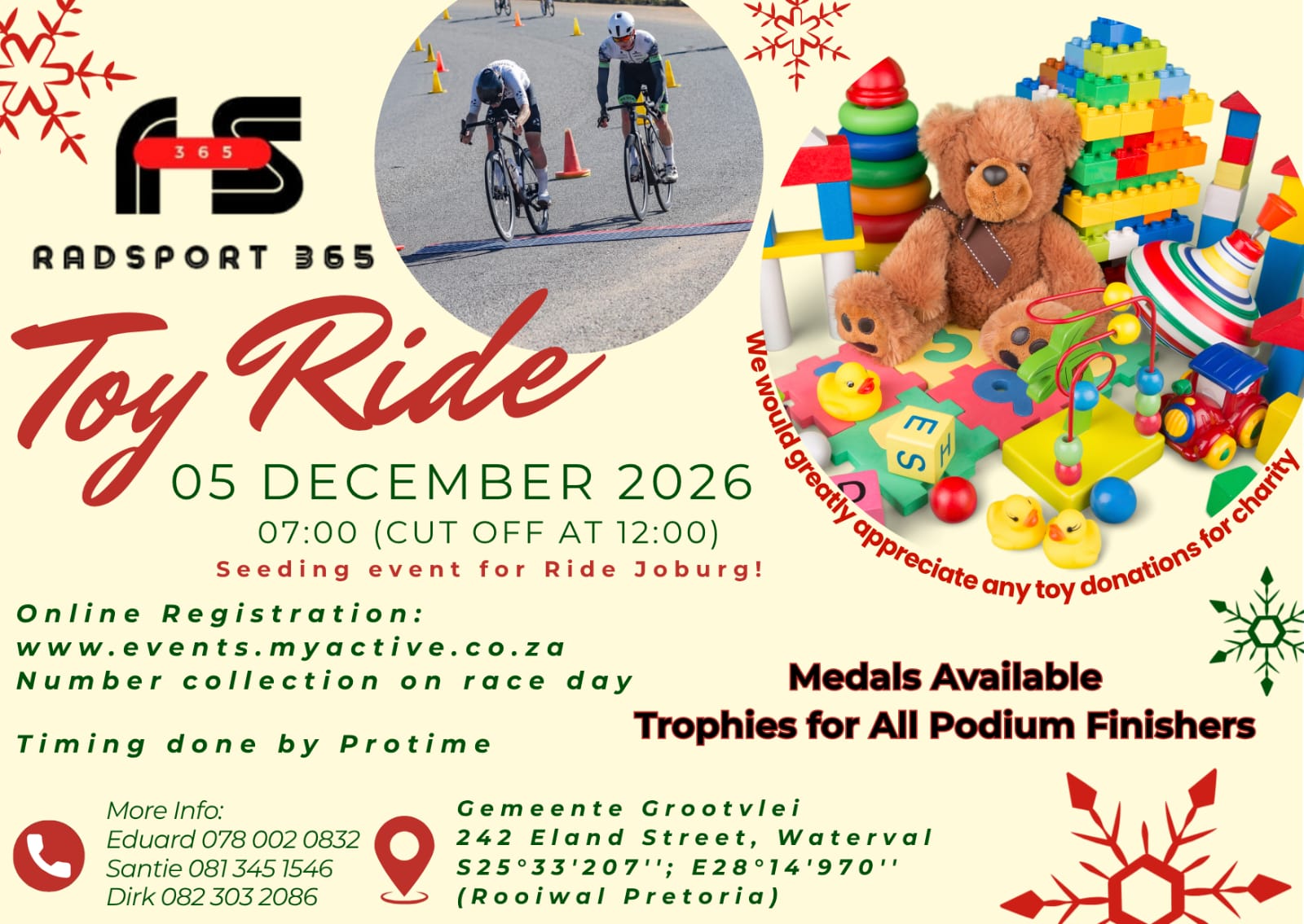 Flyer for the next Rooiwal event