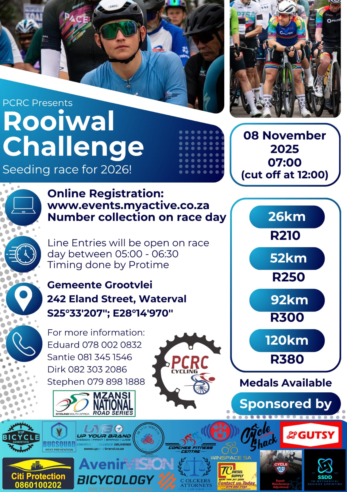 Flyer for the next event